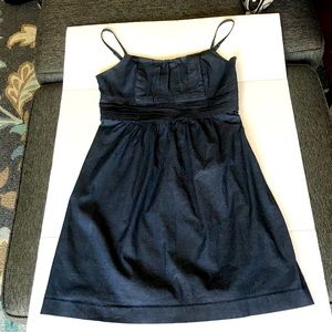 NEW YORK & COMPANY-BLUE DENIM SUMMER DRESS FOR WOMEN SIZE LARGE/12